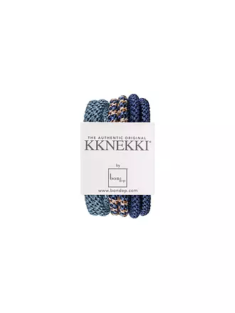 KKNEKKI | Elastico per capelli, confezione da 6, BUNDLE 9 | blau